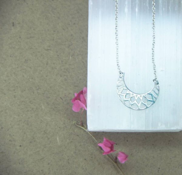 bohemian moon necklace