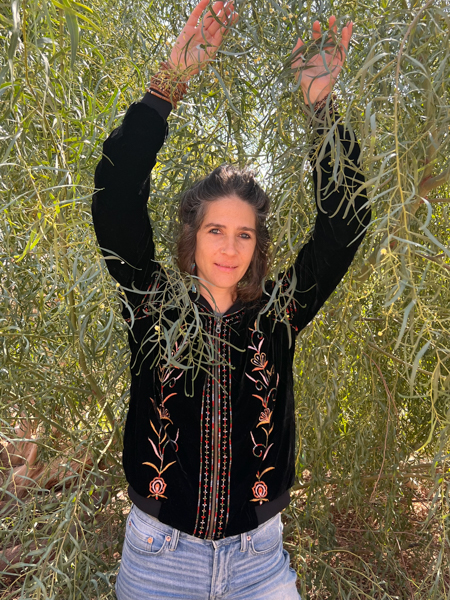 זקט קטיפה רקום